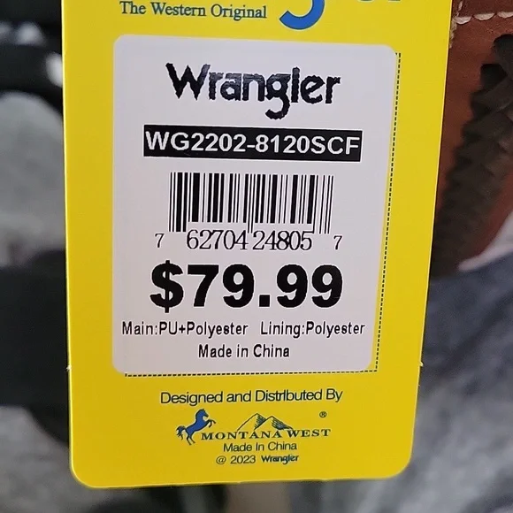 Wrangler Geometric Pattern Tote Bag - Picture 3 of 3